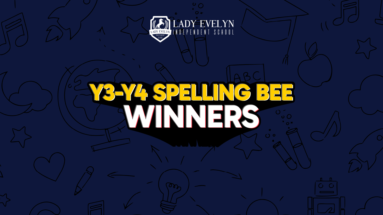 Years 3-4: Spelling Bee Winners